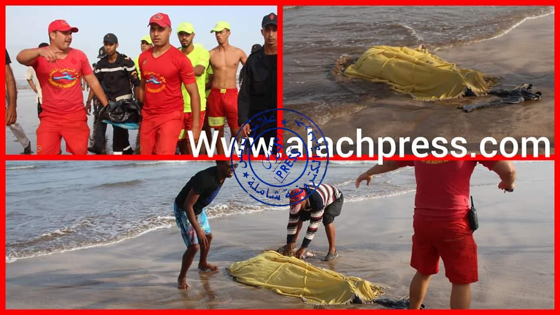 صورة البحر يلفظ الجثة 22 من فاجعة زناتة