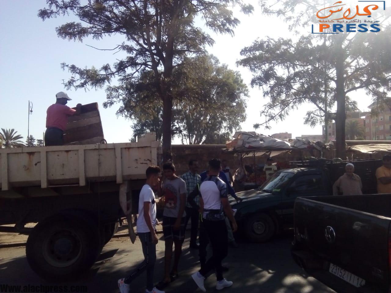 صورة بالصـور: تحرير الملك العمومي ببن سليمان .. لعبة القط والفأر