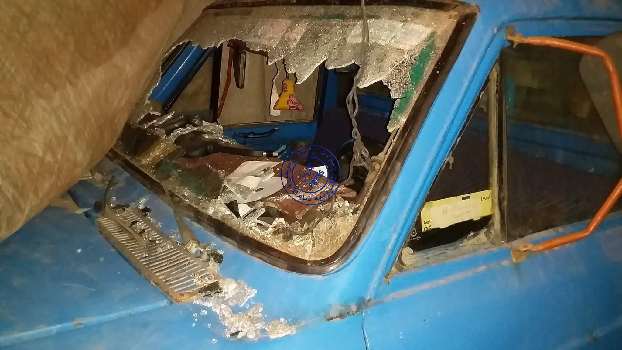 صورة بالصور تخريب عدد من السيارات والممتلكات العمومية بمدينة الكارة