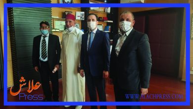 صورة إبراهيم فضلي منسقا إقليميا لحزب التراكتور بالفقيه بن صالح محل عبد الهادي الشريكة