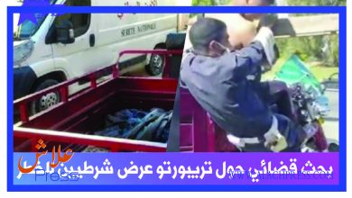 صورة المسدسات لتوقيف “مول تريبورتور” بمدينة المحمدية