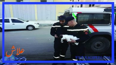 صورة العثور على جثة رضيع وسط حاوية للنفايات