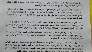 صورة سوء التدبير يلاحق رئيس حزب “الغزالة” وخروج حركة تصحيحية لانقاذ المسار.