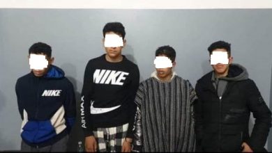 صورة الأمن يعتقل عصابة الرشق بالحجارة بغرض السرقة
