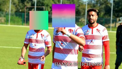 صورة اللاعب مروان بلعبار في ذمة الله اثر سكتة قلبية