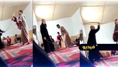 صورة هكذا اعتقل إمام مسجد ظهر في فيديو وهو يعنف قاصرين يتعلمون على يده