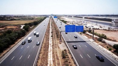 صورة توقيع شراكة تتعلق بإنجاز أشغال تهيئة طريق “تدارت” الرابط بين المدينة الخضراء ببوسكورة ومطار محمد الخامس