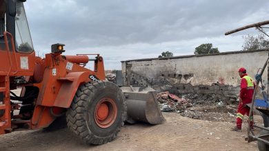 صورة بالصور .. شركة اوزون الشاوية للنظافة في حملة واسعة لتطهير وتنظيف بنسليمان من الازبال والنفايات