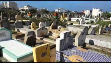 صورة توقيف شخص يستخرج جثث النساء من المقبرة