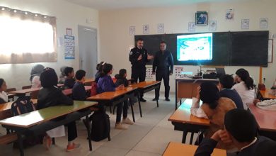 صورة مدرسة ودي الصفا بالسمارة تنظم ورشة للسلامة الطرقية بمناسبة 18 فبراير