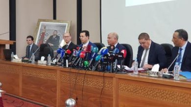 صورة مدير المكتب المركزي للأبحاث القضائية يعقد ندوة صحافية حول جريمة مقتل الشرطي