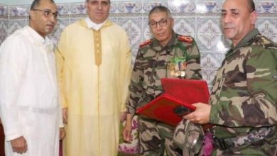 صورة رسالة تعزية من جلالة الملك محمد السادس القائد الأعلى و رئيس أركان الحرب العامة للقوات المسلحة، لأعيان قبيلة ايت يوسى المجاهدة في وفاة الليوتنون كولونيل بابيا ولد الخرشي