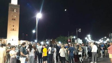 صورة صلاة التراويح بمسجد الكتبية بمراكش تجذب السياح