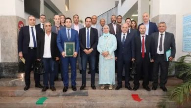 صورة عاجل : توقيع اتفاق مشترك بين الوزارة والمركزيات النقابية الوطنية للصيادلة
