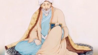 صورة لقاء جلال الدين الرومي بشمس الدين التبريزي أو مرج البحرين ..نجيب البكوشي – باحث وكاتب سياسي تونسي
