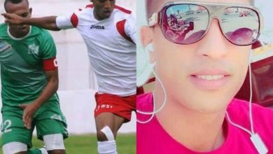 صورة تعزية في وفاة اللاعب السابق لحسنية بنسليمان نبيل الطايع