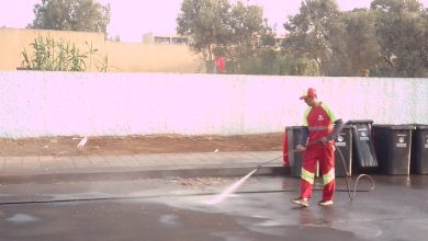 صورة بالصور .. شركة تدبير النفايات أوزون الشاوية تطلق حملة نظافة بمختلف أحياء وشوارع بنسليمان
