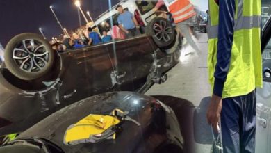 صورة الفنيدق…كارديان يتسبب في انقلاب سيارة أحد المواطنين
