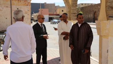 صورة قافلة تضامنية من السمارة في اتجاه المناطق المتضررة من الزلزال: