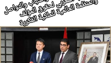 صورة شراكة بين وزارة الثقافة والشباب والتواصل والمكتب المغربي لحقوق المؤلف مع المنظمة العالمية للملكية الفكرية