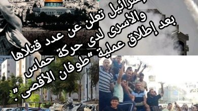 صورة إسرائيل تعلن عن عدد قتلاها والأسرى لدى حركة حماس بعد إطلاق عملية “طوفان الأقصى”.