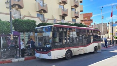 صورة  افتتاح خط نقل جديد بمدينة العيون: