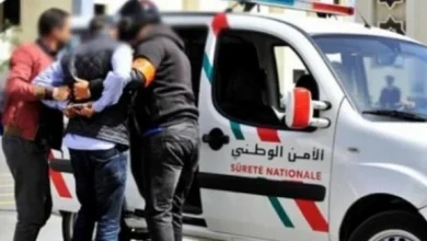 صورة توقيف المتورط الرئيسي في جريمة إنزكان