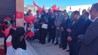 صورة تدشين اقسام للتعليم الأولي بمدرسة ودي الصفا الابتدائية بالسمارة: