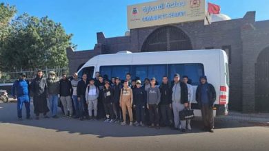 صورة وفد مواهب رياضية يمثل السمارة بملتقى العيون: