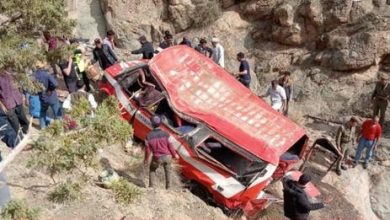 صورة مصرع 9 أشخاص في حادثة سير مروعة ضواحي أزيلال