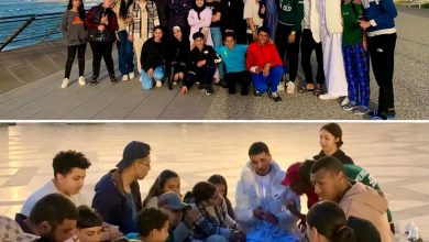 صورة “جمعية شباب المواطنة المغربية – فرع النسيم” تنظم إفطارًا جماعيًا للأطر والشباب في مسجد الحسن الثاني