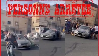 صورة توقيف السائق المتهور الذي صدم راجلين بعد محاولته الفرار إثر حادثة سير