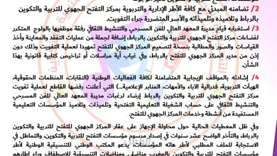 صورة التنسيقية الوطنية لأطر مؤسسات التفتح للتربية و التكوين تصدر بيان تنديدي
