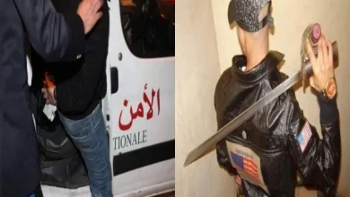 صورة شفشاون… الشرطة تلقي القبض على “مول السيف”