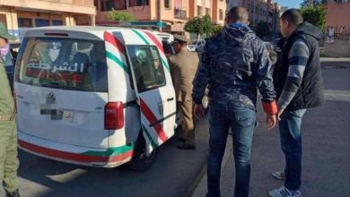 صورة مواجهة حامية تنتهي بتوقيف أمن مراكش للص “خطير” مبحوث عنه وطنيا
