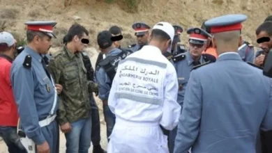 صورة العثور على جثة بمجرى للصرف الصحي والدرك الملكي يفك اللغز في ساعات