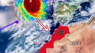 صورة توقع هطول أمطار غزيرة على المغرب في الأيام القليلة المقبلة