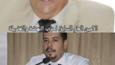 صورة ابن مدينة بنسليمان على رأس حزب النهضة والفضيلة