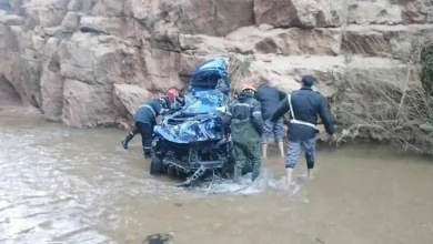 صورة بالصور… حادثة مأساوية تُسفر عن مصرع ثلاثة أشخاص