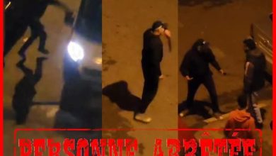 صورة الدار البيضاء… إيقاف شخص ظهر في فيديو مهاجما سيارة شرطة بواسطة سيف