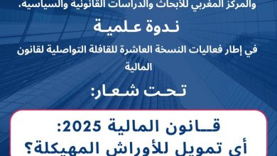 صورة احتضان المركب الثقافي ببنسليمان للنسخة العاشرة للقافلة التواصلية لقانون المالية تحت شعار: قانون المالية : أي تمويل للاوراش المهيكلة