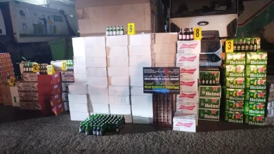 صورة ضبط كمية ضخمة من المشروبات الكحولية قبل توزيعها على “السكايرية”