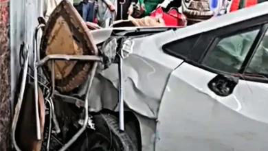صورة طنجة… سيارة مجنونة تقتحم مقهى وتصيب 7 أشخاص
