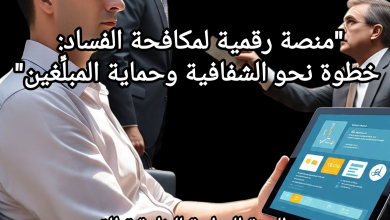 صورة “منصة رقمية لمكافحة الفساد: خطوة نحو الشفافية وحماية المبلِّغين”