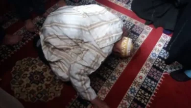 صورة وفاة إمام ساجدًا في محراب الصلاة