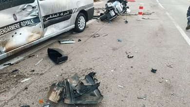 صورة حادث سير خطير على الطريق السيار بين الدار البيضاء والمحمدية يطال عناصر الدرك الملكي بتيط مليل