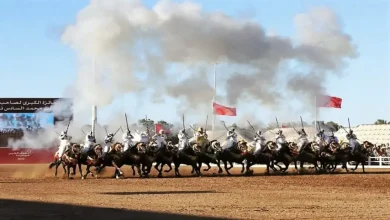 صورة رصاصة بارود تنهي حياة فارس شاب في مهرجان للتبوريدة