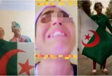 صورة أصولها جزائرية .. محرضة على الاحتجاج تتوسل للمغاربة والملك بعد حملة تطالب باعتقالها