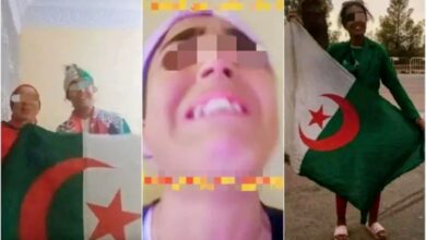 صورة أصولها جزائرية .. محرضة على الاحتجاج تتوسل للمغاربة والملك بعد حملة تطالب باعتقالها