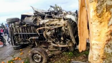 صورة مصرع تسعة أشخاص في حادثة سير بضواحي سيدي قاسم